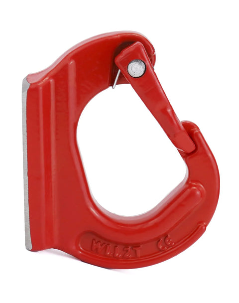 2 Ton Heavy Duty Alloy Steel Lifting Hook Weld On Anchor Hook With Protective Red Coating For Wrecker Crane And Tractor Equipment