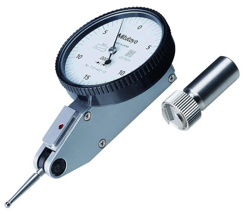 Dial Thickness Gauge 0.03 Inch Range, 0.0002 Inch Accuracy, 0.0005 Inch Resolution, white finish on metal surface