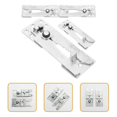 Heavy Duty Sectional Sofa Connectors Kit 4 Iron Linking Brackets with Rock Solid Compression showing designed details.