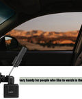 Car Window Mount Clamp For Spotting Scope Monocular Binocular Telescope And SLR Camera With Mounting Thread in car window view