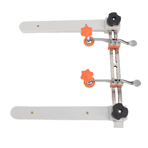 Drawer Slide Installation Tool Set With Magnetic Quick Fix System features stainless steel axles and orange knobs for cabinetry.