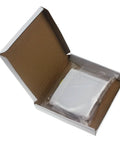 Deluxe 75mm Telescope Filter Cap for 70 to 92mm Tubes packaged in open box, showing metal light blocker for safe night sky watching.