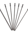 Top Notch Long Screwdriver Bits Set With 6.35mm Shank And 200mm Length For Heavy Duty Electric Drill Jobs Featuring Magnetic Phillips PH1 PH2 Heads Made From Tough Steel For Reliable Performance Every Single Time On Any Project You Got Going. 7-piece steel bits