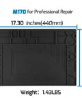 M170 Silicone Soldering Mat 17.3 By 12.2 Inches Heat Resistant With Eight Function Zones Magnetic Soldering Pad detail