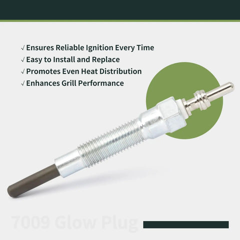 Silver glow plug from Glow Plug Replacement Kit For Weber SmokeFire EX4 EX6 EPX6 Wood Pellet Grills Smokers Igniters Parts 7009 22510001 22510201 23510001 23510201 Silver 2 Pack.