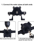 Electric Drill Powered Water Transfer Pump Kit For Quick Fluid Transfer Of Water Oil Diesel And More setup guide