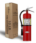 10 Pound ABC Dry Chemical Fire Extinguisher With Wall Bracket For Home And Office, 4A80BC Rating, Quick 20 Second Discharge