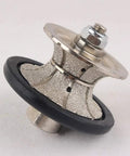 Diamond Hand Profile Wheel For Granite With 30mm Full Bullnose Edge Router Bit Five Eighths By Eleven Thread Wet Or Dry Use