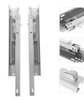 Two Pack Undermount Drawer Slides With Soft Close Damping For No Slam Quiet Smooth Glide Cabinet Rails Ideal For Kitchen And Furniture Drawers Easy Install Durable Dampening Hardware