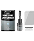 Windshield Crack Repair Kit With Premium Nano Repair Fluid For Cars And Trucks including repair fluid, resin, and blade