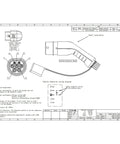 Premium Electric Vehicle Charging Adapter 3 Phase 32 Amp 22 Kilowatt Female Socket Receptacle wiring diagram details.