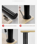 Installation steps for Beefy Heavy Duty Folding Table Legs For Home And Office, Portable Steel Furniture Supports Up To 350 Pounds