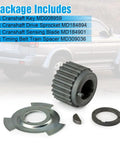 Timing Belt Kit With Crankshaft Sprocket Gear Pulley Sensor Blade Plate And Spacer for Mitsubishi Montero Sport V6