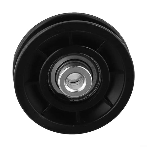 Nylon Cable Pulley Wheel For Fitness Machines And Home Gyms Smooth Glide Bearing Roller Quiet Durable DIY Lifting And Garage Door Sheave Accessory 70mm Size, front view