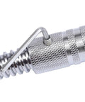 Close-up of Dumbbell To Barbell Connecting Bar Steel Tube With Ultra Precision Thread Design Prevents Slipping Beefy Bar Connector