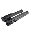 Rifle Bipod Gun Rest For Hunting And Target Shooting, MLOK Compatible, Ultralight Mil Spec Aluminum With Durable Polymer Feet, Low Profile Black