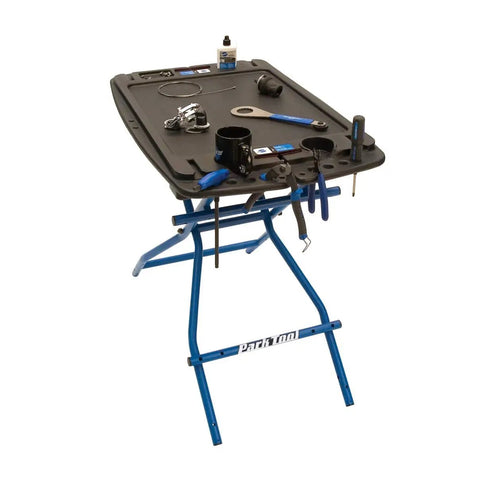PB-1 Portable Workbench With Folding Steel Legs, Massive 91.5 cm by 58.5 cm Work Surface, Folds Flat for Easy On The Go Transport