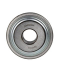 2 Pack 0.756 Bore Agricultural Bearing 2.44 Flat OD 0.945 IR 0.63 OR Steel Precision Replacement For Fafnir 206KPP16 New Holland 206GGH Orthman 120-070 top view of steel bearing with inner hole and model number 206GGH