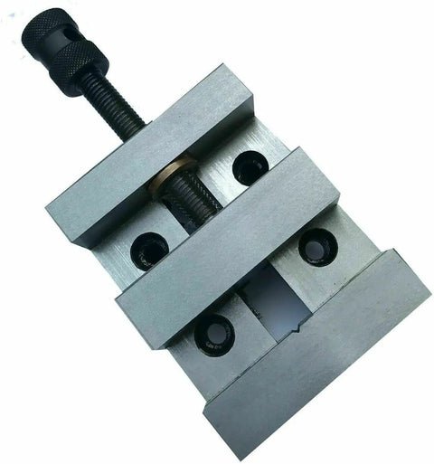 Lathe Swivel 2 Way Vertical Milling Slide 4 X 5 Inch With 88mm Self Centering Vise detailed view of clamp mechanism