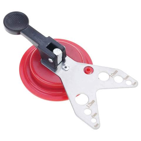 Granite Drill Guide With Suction Base For Precise Hole Drilling And Smooth Surfaces, Pro Grade Alloy And PP Construction, Easy Stable Positioning Tool For Secure, Clean And Accurate Drilling Every Time