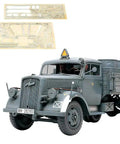 One Thirty Fifth Scale Three Ton 42 Cargo Truck Model Kit With Photo Etched Parts for Plastic Assembly and Realistic Detailing