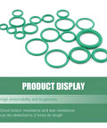 Air Conditioning Compressor Seal Ring Kit For Cars, 18 O Type Rubber O Rings in Product Display