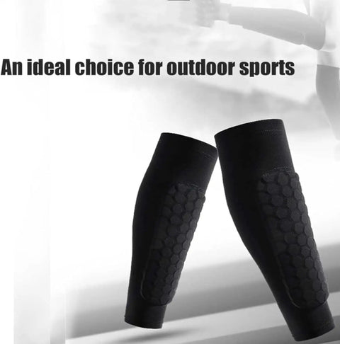 Youth Shin Guards With Box For Soccer, Breathable Moisture Wicking Pads, Honeycomb Ergonomic Protection, Small Size S 6 To 10
