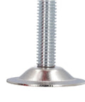 Close-up of Two Pack 19mm Aluminum Alloy Bench Dog Clamps with threaded screw and base, ideal for woodworking projects.