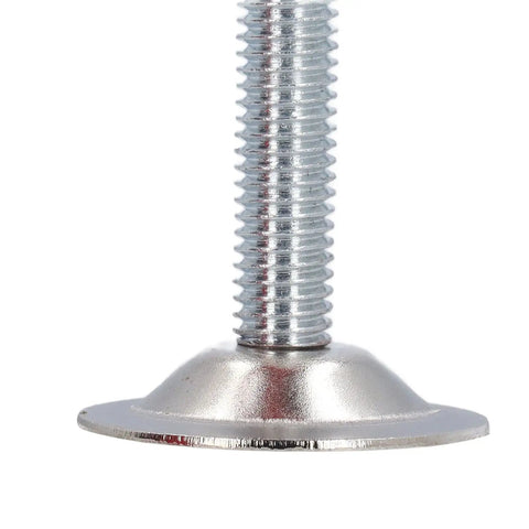 Close-up of Two Pack 19mm Aluminum Alloy Bench Dog Clamps with threaded screw and base, ideal for woodworking projects.