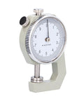 Round Dial Thickness Gauge 0 To 10mm With 0.01mm Resolution, Portable Spring Loaded Tester For Paper Leather Sheet Metal And Pipes
