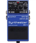Front view of SY-1 Guitar and Bass Synth Pedal With Polyphonic Synth Engine, Hold Function For Sustained Voices, Expression Input, And Send Return Loop For Seamless Layering And Rich Onstage Studio Tones, featuring control knobs and jacks.