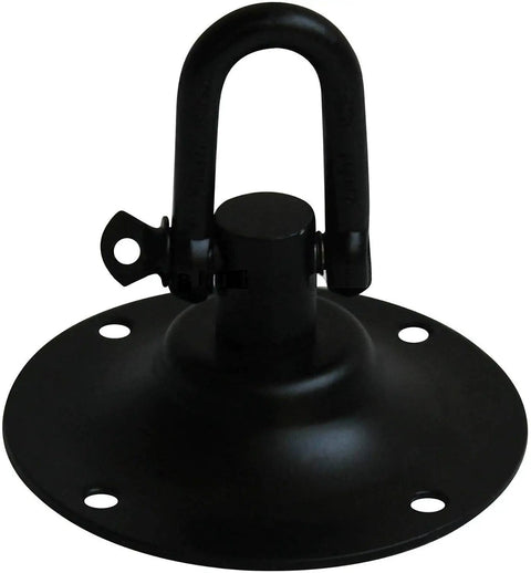 Beefy Stainless Steel Speed Bag Swivel Kit With 360 Degree Ball Bearing Rotation Universal 4 Bolt Base Quick Change Pin Heavy Duty Speed Bag Platform Hardware For Boxing Home Gym, black steel base