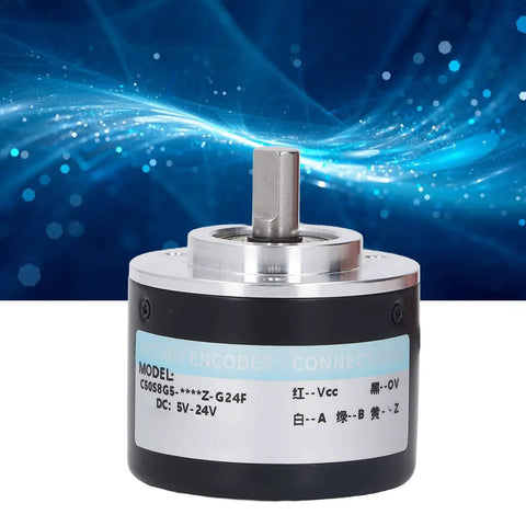 50mm Incremental Rotary Encoder For Intelligent Control, DC 5 To 24V Wide Voltage, 2 Phase 2000 P R, IP50 Protection
