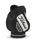 Dope Tour Bag Inspired Desk Caddy For Pens And Pencils in sleek black white finish, 5.9 inches tall, Titleist design