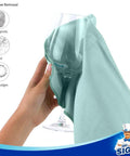 Glass Cleaning Microfiber Cloths 12 Pack 35x40 Cm Lint Free Gentle wiping glassware