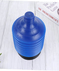 Heavy Duty Accordion Toilet Plunger For Bathroom Use High Pressure Blue Pvc Bellows Tool with a compact design for clogs.