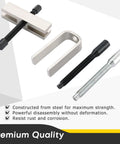 Universal Gearhead Favorite Steering Wheel Puller And Compressor Remover Tool Set with steel components for cars