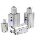 Slick Double Acting Pneumatic Air Cylinder With A Killer Rotary Setup And Tight Tolerance 12Mm Bore for precision automation