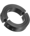4 Pack Double Split Clamp On Shaft Collar For One And A Half Inch Shaft, Two Piece Clamping Collar, Grade 45 Steel, Black Oxide, Set Screw Style