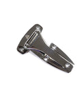 Chrome Flush Mount Door Hinge Heavy Duty All Metal Construction Reversible Left Or Right Hand For Trailer Truck Refrigerator Cabinet 5 7 16 Inch