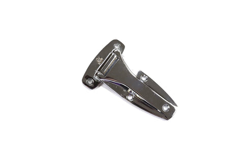 Chrome Flush Mount Door Hinge Heavy Duty All Metal Construction Reversible Left Or Right Hand For Trailer Truck Refrigerator Cabinet 5 7 16 Inch