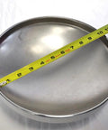 Measuring Set Of 4 Ten One Eighth Inch Closed Front And Rear Center Caps In Chrome For Cars Trucks And SUVs Universal Fit