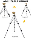 Heavy Duty Tripod Sprinkler Head Kit With 360 Degree Coverage For Lawn And Garden extended heights 16, 27, 37 inches.