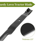 High Lift Blades Kit For 60 Inch Mower Decks And Pro Master 260Z Zero Turn Mowers 3 Pack Replacement 09081200 03253900 09246600CKT