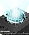 Cooling fan of Automatic Electric Wire Stripper Machine For 0.06 To 1.18 Inch Wires with heat dissipation feature.