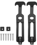 4 Pack Rubber Latches With Flexible T Handle Hasp Draw Latches, Vibration Dampening, screws visible, all weather resistant