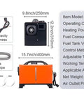 Sweet 5KW Air Heater With Remote Control Gonna Keep Your Ride Comfy In Minutes showing heater, LCD panel, and remote control.