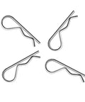 20Pcs M3 60mm Cotter Pins R Clips Hairpin Assortment Kit For Trailer Hitch Lock Systems Heavy Duty Zinc Plated For Lawn Mowers Trucks