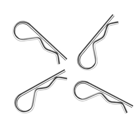 20 Pcs Cotter Pins And R Clips Set, Heavy Duty Zinc Plated Hairpin Assortment For Hitch Pin Locks, Trailer Hitch, Lawn Mowers, Trucks