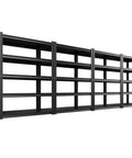 Heavy Duty Metal Garage Shelving Unit Set Of 4 With 5 Tier Design, Industrial Steel Shelves 71.2 Inch High by 46 Inch Wide by 20 Inch Deep